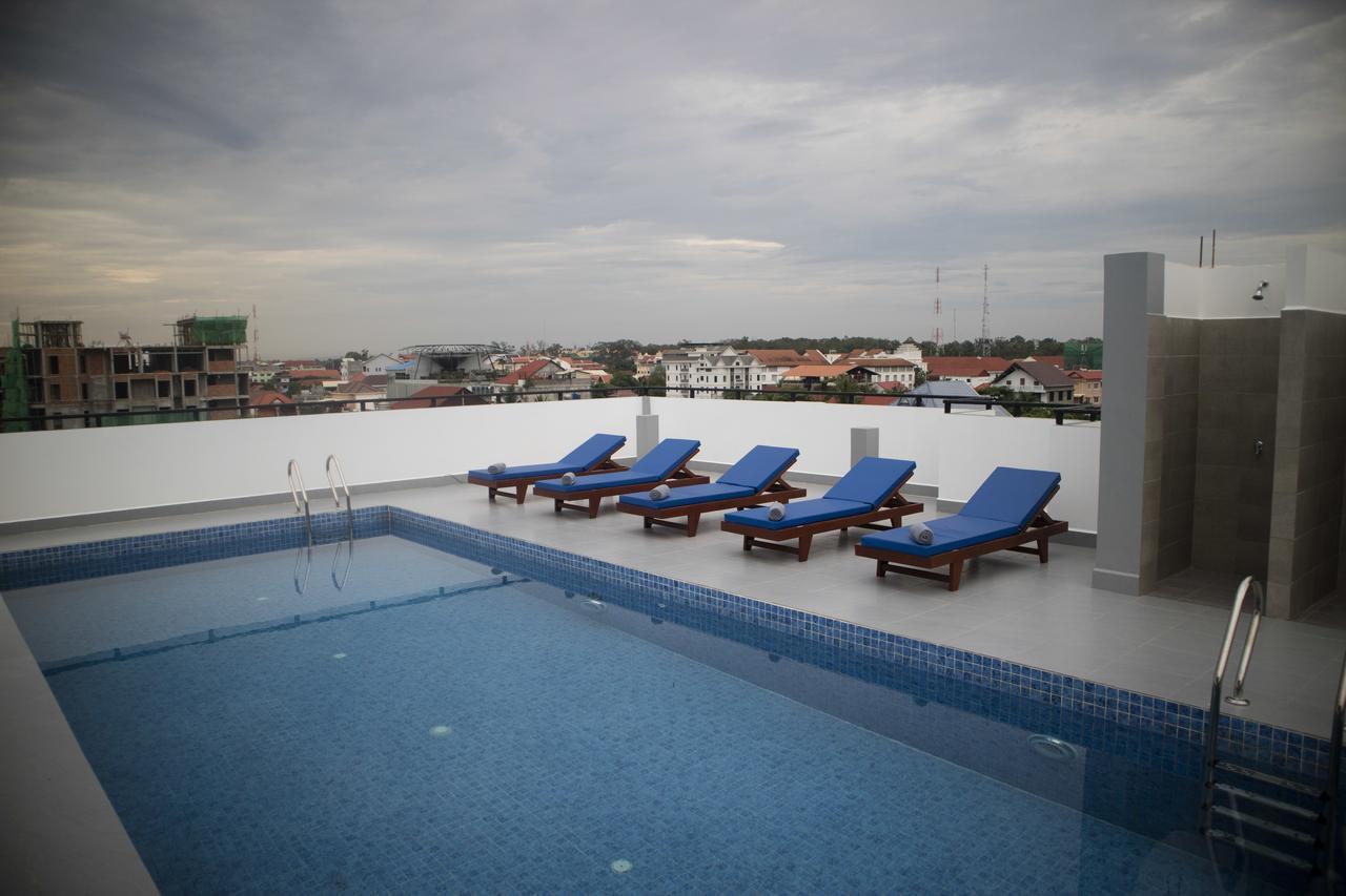 Angkor City View Hotel Ciudad de Siem Riep Exterior foto