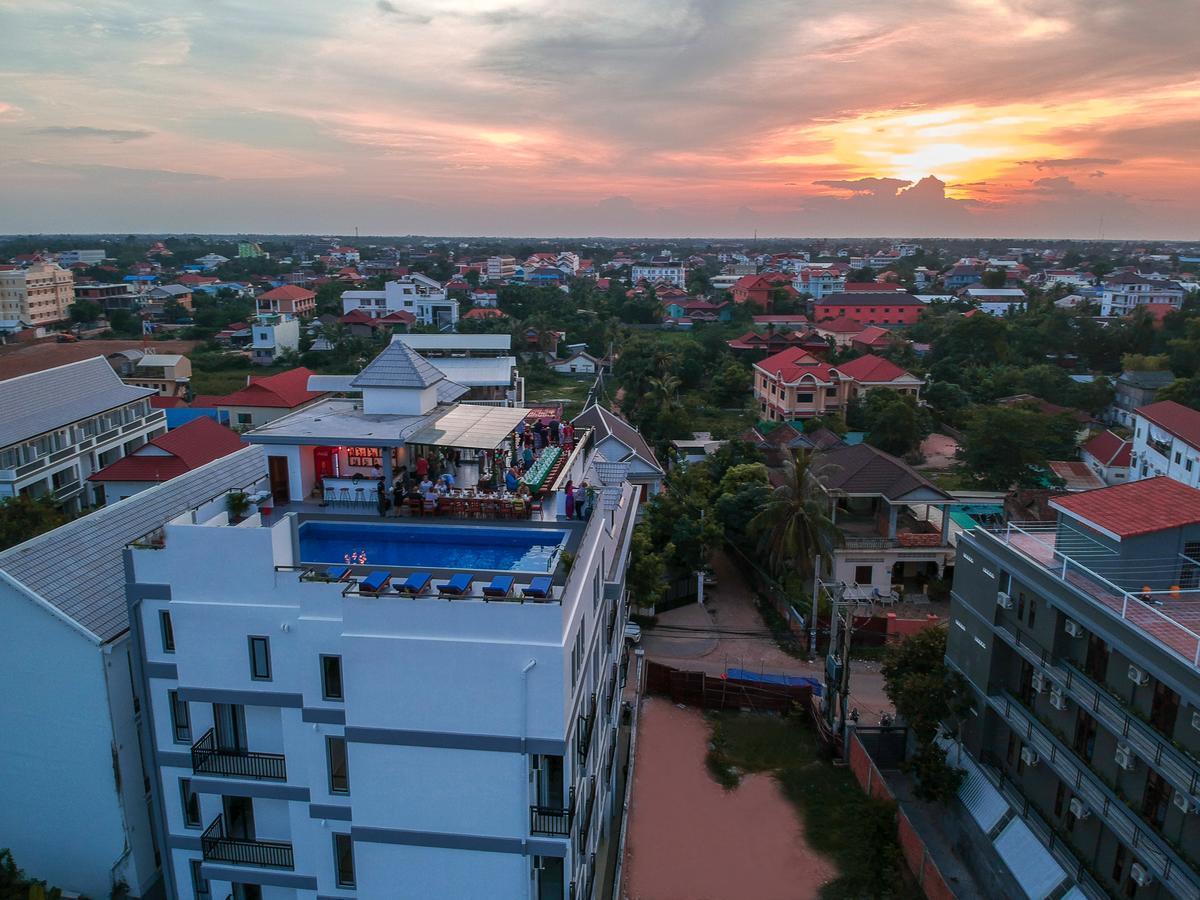 Angkor City View Hotel Ciudad de Siem Riep Exterior foto